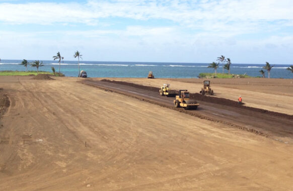 Earthwork - Taumeasina Island Resort